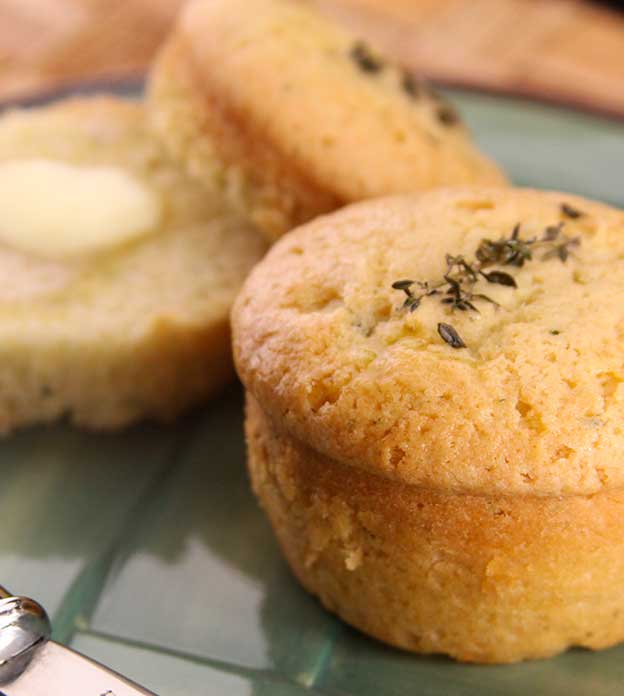 OLIVE OIL AND THYME MUFFINS